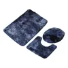 Tapis de bain 3 pièces Set Cover Woilet Coud pour sous l'évier pour sol de salle de bain