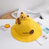 Chapeaux Baby Boy Hat For Children Bucket Girl Kids Cartoon Sunhat Cotton Printemps Summer Toddler Outdoor Visor