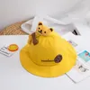 Sombreros Baby Boy Gat For Children Bucket Girl Child Fieton Sunhat Cotton Spring Summer Summer Visor al aire libre