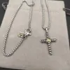 Retro multiple designer necklace Cross Necklace DY customized pendant chain hip-hop necklace designer jewelry unisexl trendy street charms necklaces 19 choices