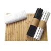 Mattes de bain anti-insectes et antiseptique Bamboo Mat de sol imperméable non-glisse pour les salles de bains moso sont insectes