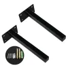 Imprimantes 2pcs Square Pipe Triangle Bracket Support Prise en charge du porte-étagère Réglable Tableau de banc mural Tripod Support de support 100500 mm