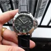 럭셔리 패널러스 디자이너 시계 남성 자동 기계 디자이너 미러 이동 크기 44mm cowhide 스트랩 스포츠 손목 시계