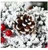 Flores decorativas grinaldas de Natal para a porta da frente Champagne Gold Walk Wall Decor Garland Ornament Halloween Party Supplies