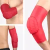 Knee Pads 1pcs Brace Protector Sport Elbow Pad Quality Crashproof Elastic Breathable Honeycomb Arm Sleeve Sports