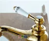 Bathroom Sink Faucets Arrival Luxury Ceramic Gold Faucet /Fashion Wash Basin /Cold& Water Single Handle