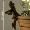 Décorations de jardin Résine Pendre de 8,5 cm Hanging Cup Huggers Mini Fairy Combination Pot