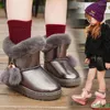 농구 신발 판매 어린이 소녀 눈 부츠 겨울 플랫폼 유아 어린이 따뜻한 1-11 년