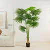 Flores decorativas Plantas artificiais de hera para a sala de folhas de folhas Pote de girassol em árvore falsa em árvore verde planta de decoração de jardim de casas