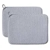 Table Mats Microfiber Dish Drainer Large Drying Absorbent Kitchen Counter Pads For Countertops Sinks