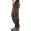 Herrenhosen große Größe Herren Ladung Casual Tactical Male Multiple Taschen im Freien Hose 44