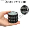 Herb Grinder 2.5-inch 65mm handle aluminum grinder transparent top black and green best gift Q240408