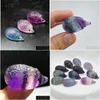 Искусство и ремесла натуральное цветовое флуорит ручной резные кристаллические экземпляры для заживления Quartz