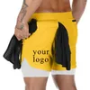 Men's Shorts Your Own Design Brand Logo/Picture Personalized Custom Anywhere Men Women DIY Loose And Multi Pocket Fitness Pants Fashion