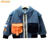 Vfochi 2020 New Boys Wool Coat Fashion Jacket Autumn Winter Warm Kids WindProof Coat Children Clothing Boys Boys Oul Coat Outerwear LJ488582