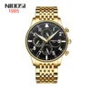 Nibosi Multi Functional Three Eyes Quartz Business Fashion Men's Watch