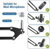 Tillbehör Mikrofonarmstativ Uppgraderad tung mic armmikrofonstativ Boom Suspension Stand med filter 3/8 "till 5/8" Adapter MIC CLI