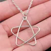 Pendant Necklaces 1pcs Hollow Star Male Necklace Components Jewelry And Accessories Items Chain Length 43 5cm