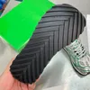 Designer 24ss Pary Orbit Series Mesh Sneakers Sprężyna jesień płaski gęste dno tatuse buty skórzane kolorowe kolory koronkowe trampki biegowe Rozmiar 35-45