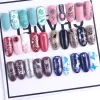 Torkar 26 st nagelkonst Stampplatta set 8ml Stamping Gel Polish Silicone Stamper Scraper Bildtryck Mall Stencils Manicure Kit LA1813