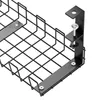 フックホルトレンディドリルメタルデスクケーブル管理トレイ大容量コードハイダーラック - 完璧なワイヤー