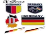 Metal 3D Germany German German Flag Emblem Emblem Deutsch Car Sticker Decal Grille Bummer Окрашивание кузова для Benz VW 6952632