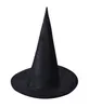 Halween costumi cappelli da stregone mascherato Magliette nere guglia cappello di costume accessorio cosplay feste di abbigliamento sente