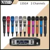 Microphones NTBD Stage Performance Show Party Hip Hop EW135G4 9000/KSM9 Professional Dual Wireless Microphne High Quality Metal Handheld 240408