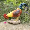Garden Decorations Rooster Statue Artwork Crafts Simulation Decoration Ornament Chicken For Backyard Yard Lawn Patio Home