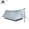 Tende e rifugi 3f Ul Gear UltraLight Camping Tenda 20D Nylon Entrambi lati Sellie di silicio Tarp 2 persone 3 Stagioni L48