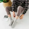 Men's Socks 5 Pairs Cotton Breathable Sweat Absorbing Short Crew Sports Solid Colour Mid-Calf Business Daily Wear