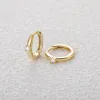 Rings CANNER Test Passed D Color Moissanite Rhodium Gold Plated Real s925 Silver Hoop Earrings Fine Jewelry Girlfriend Gifts Oorbellen