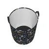 Laundry Bags Cute Bumblebees Flower Basket Foldable Honey Bee Clothes Hamper For Baby Kids Toys Storage Bin