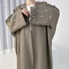 Etnisk kläder Bomullslinne Abaya Kimono Dubai Lyxbroderier Abayas för kvinnor turkiska arabiska muslimska hijab klänning Saudi Kaftan Islamiska