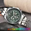 2024 New Mens Watch Quartz Luxury Navitimer B01 MARCHE CHRONOGRAPHIE CEINTROLE ACIER STRAP HAUTE QUALITÉEM