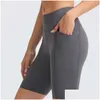 Sucts survêtements L-14 Pantalons de cyclisme à taille haute hauteur