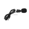 Microphones Mini Clip-on Portable Microphone 3,5 mm Lavalier Tie Clip micro Car Mic pour ordinateur portable DVD Radio Stéréo Player Meeting Conle-haut 240408