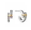 925 Sterling Silver Earring Designer oorbel hebben Nlaid Diamond T Little Love Seiko Original Designer Jewelry For Women Girl Party Anniversary Gift Moissanite