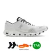 0n Designer Chaussures Cloud x Sneaker triple noir blanc aloe rouille alliage rouge gris tempête bleu orange bas sneakers sportifs