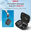 Cameras pour DJI OSMO Action 3 Camera Black Portable PU Rangement Sac Antifall Handbag Action ACCESSOIRES ACCESSOIRES ALLROUND