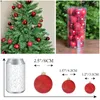 Party Decoration 24pcs Christmas Balls Ornament för Xmas Tree Mini Shatterproof Multiple Color Hanging Ball Holiday