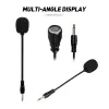 Microphones Debra CM Series UHF Wireless Lavalier Microphone med 30 valbara kanaler 50m intervall för DSLR -kameraintervju Live Recording