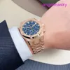 Ladies 'AP Wrist Watch Royal Oak Series 26240or Blue Disc 18K Rose Gold Watch Mens Automatic Machinery 41mm