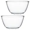 Bowls Baking Bowl Large Glass Clear Cake Containers Household Salad Glassware Kitchen Dessert