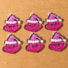 Charms 10pcs Pretty Girls Hat Hat Sunglasses Love Heart Pingents for Jewelry Fazendo Brincos de Natal Colar Diy Craft Supplies