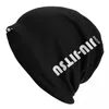 Berets Brasilianer Jiu Jitsu (BJJ) Unisex Erwachsene Beanies Caps gestrickt Motorhut Warm Mode Herbst Winter Outdoor Schädel Hüte