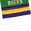 Men's T-Shirts Ice Hockey Jersey Mighty Ducks 99 BANKS 96 CONWAY 66 BOMBAY Sewing Embroidery Outdoor Sportswear Jerseys Grn Black 2023 New T240408