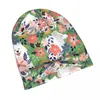 Beralar Sevimli Samoyed Bahçe Bonnet Şapka Sonbahar Sokak Kafatasları Beanies Hats Erkekler için Şapkalar Kadın Örgü Yaz Kafa Şartı Kapaklar