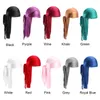 Beretti uomini elastici Donne pre-legare Cancro Caramella Scarf Headwrap Silk Durag Pirate Hat Bandana Hijab Turban Hijab