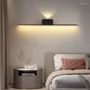 Lâmpada de parede Modern simples de cabeceira de cabeceira de cabeceira de cabeceira para a sala de estar para a sala de estar escada Stairs Decoração de TV Iluminação
